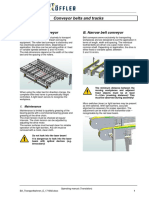 Conveyor Belts and Tracks: A. Roller Bed Conveyor B. Narrow Belt Conveyor