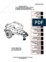 Maintaining Ammunition Trailer Technical Manual