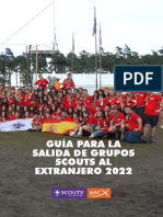 Guia para La Salida de Grupos Scouts Al Extranjero Internacional 2022