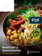 Nutrición y Gastronomía