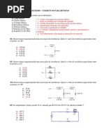 EXERCÍCIOS PARA REVISÃO Eletricidade e Magnetismo Gabarito
