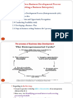 Business Development Process and Opportunity Identification