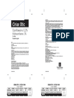 Ciriax Otic: Ciprofloxacino 0,2% Hidrocortisona 1%