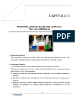 Reacciones químicas, ecuaciones y nucleares