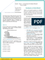 Aula 1 - Introdução Ao Cálculo Mental - Adição Mental