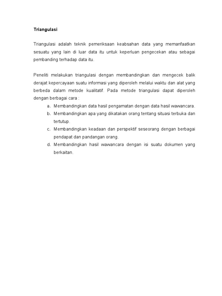 Triangulasi
