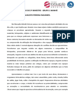 Relatório Do 2º Bimestre - Grupo 1 Manhã Augusto Pereira Fagundes