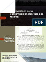 Implicaciones de La Contaminación Del Suelo Por Residuos