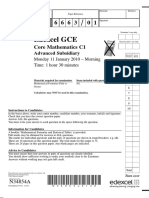 January 2010 QP - C1 Edexcel