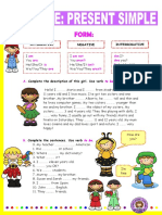 Verb To Be Simple Present Fun Activities