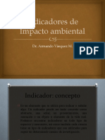 Indicadores de Impacto Ambiental