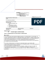 Circuitos lógicos combinacionales práctica