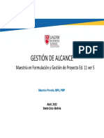 Gestion de Alcance - 2022 Teoria