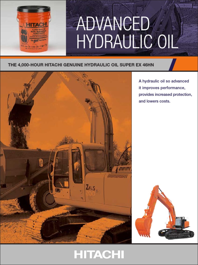Hitachi Hydraulic Oil GW PDF Lubricant Wear