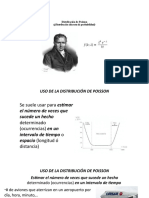 Distribución de Poisson: estimar ocurrencias en intervalos de tiempo y espacio