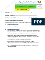 Actividad para Trabajar en Casa El Díptico