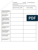 Newspapers Learning Outcome Checklists