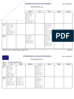 Horario de Clase 2021