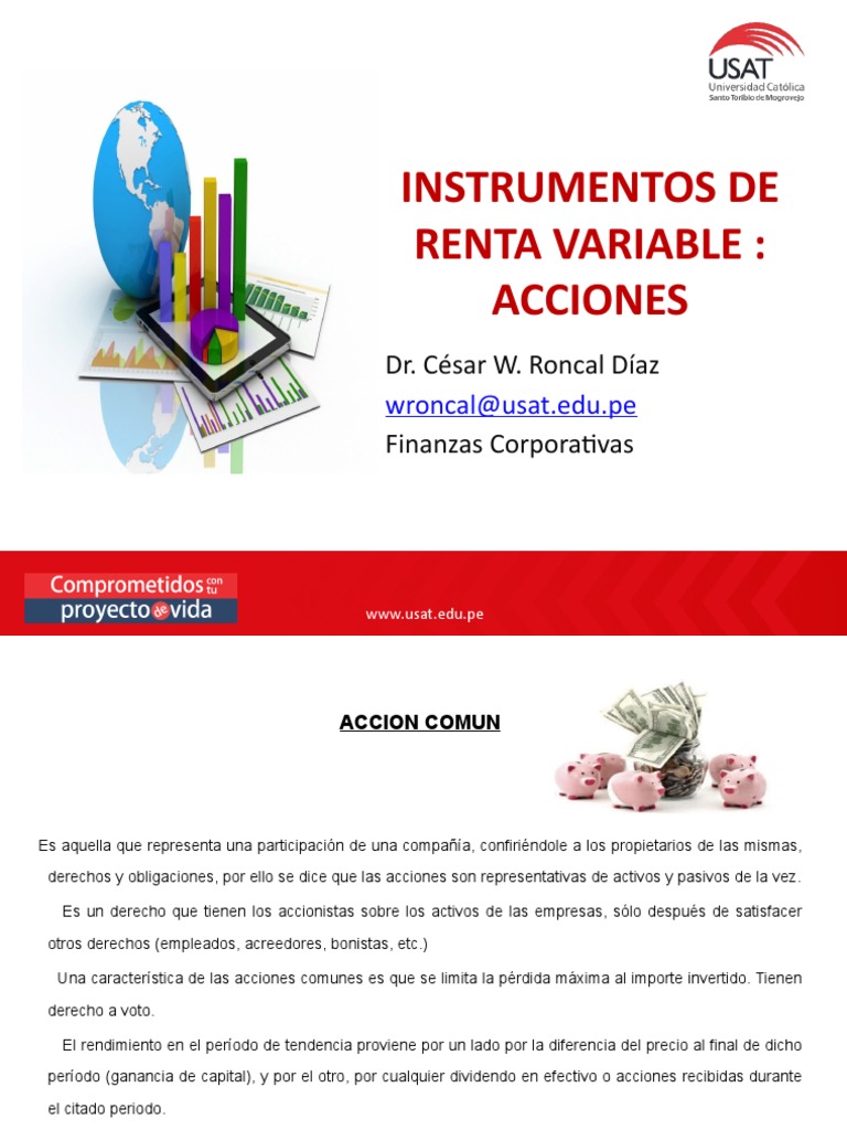 Instrumentos de Renta Variable: Acciones | PDF | Compartir (Finanzas ...