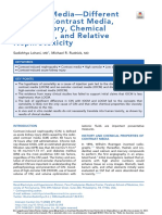 Contrast Media-Different Types of Contrast Media, Their History, Chemical Properties, and Relative Nephrotoxicity