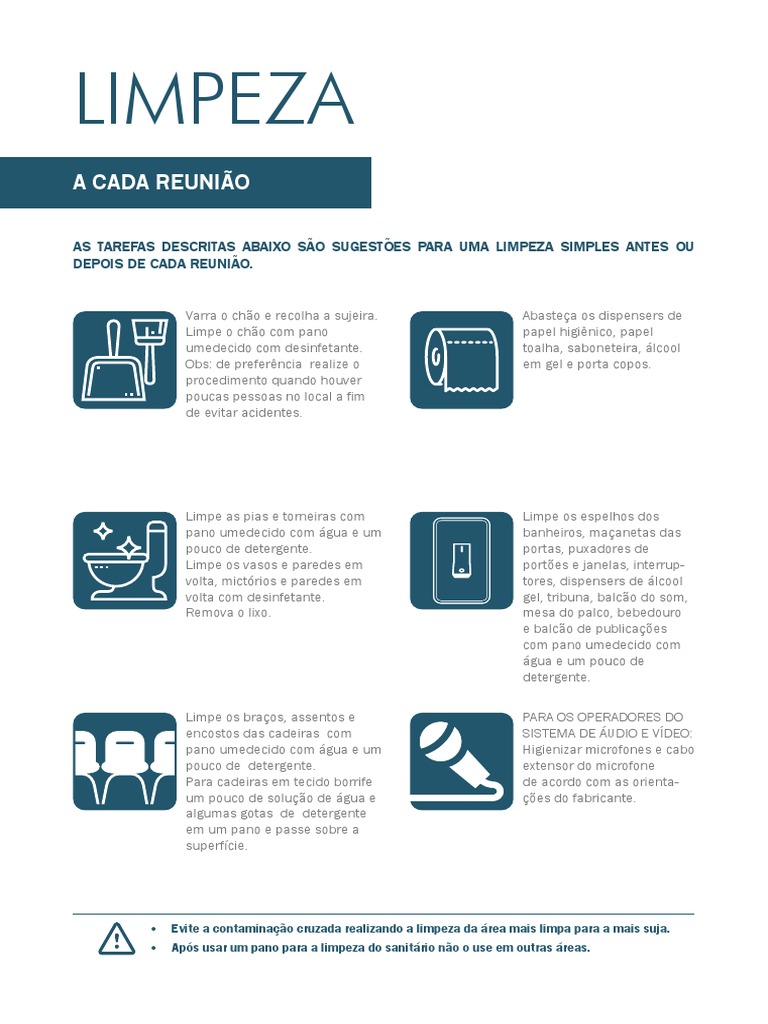 Fichas de Limpeza | PDF