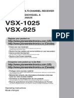 VSX-925 OperatingInstructions0518