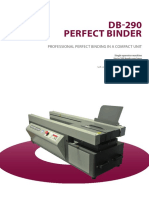 DB-290 Perfect Binder: Professional Perfect Binding in A Compact Unit