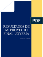 Resultados de Encuesta JOYERÍA