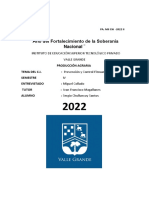 Plan de Investigacion de Fito Sanidad Sergio