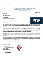 LETTRE OUVERTE  au Président de la République Dominicaine, M. Louis Abinader - 30 Juin 2022 Francais