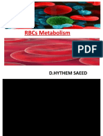 Rbcs Metabolism: D.Hythem Saeed