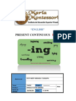 Present Continuous: "English"