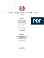 Family Nursing Case Analysis with the Planet Family