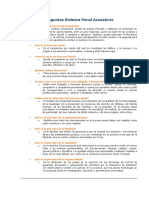 Preguntas y Respuestas Sistema Penal Acusatorio