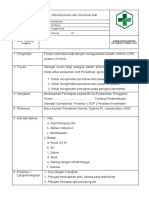 SOP Dekontaminasi Dan Sterilisasi Alat (ITA)