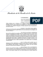 Resolucion de La Fiscalia de La Nacion # 1260-2020-MP-FN