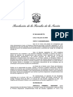 Resolucion de La Fiscalia de La Nacion #684-2020-MP-FN