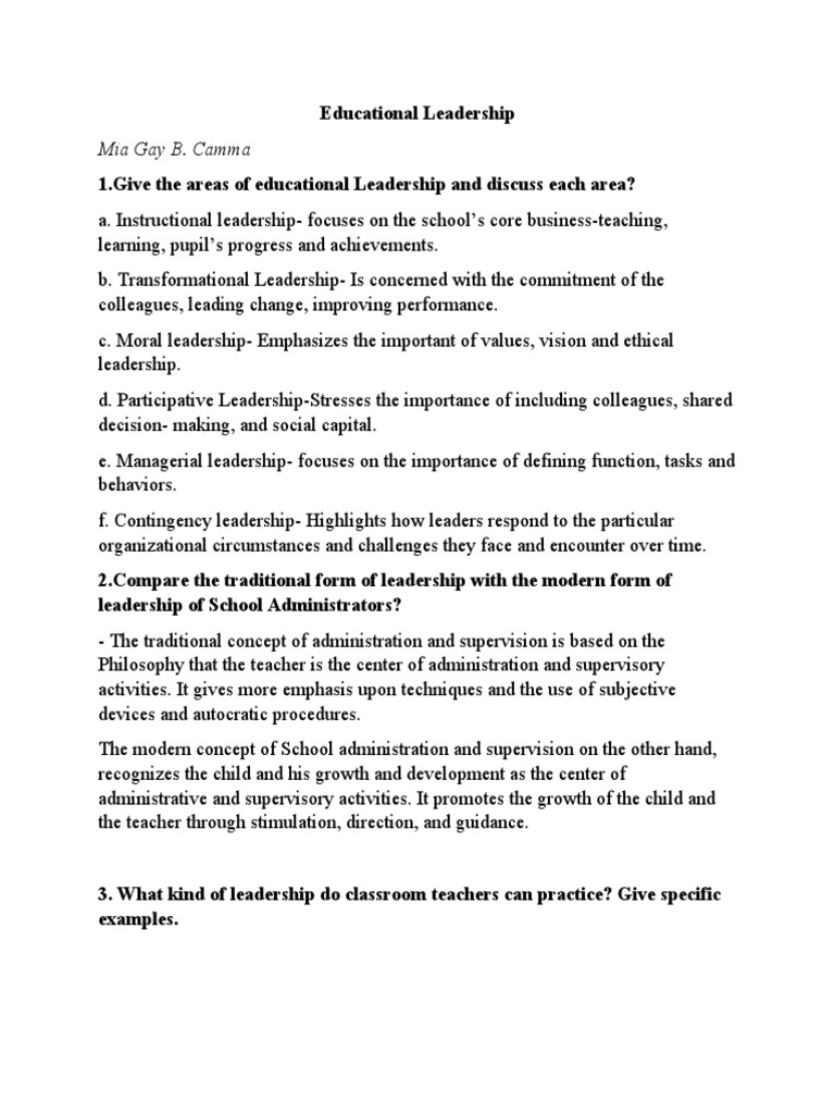 Educational Leadership PDF