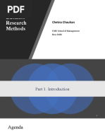 Business Research Methods: Chetna Chauhan