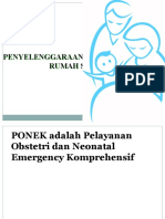 Penyelenggaraan Ponek 24 Jam Di Rumah Sakit