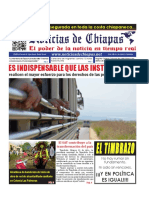Periódico Noticias de Chiapas, Edición Virtual Sábado 02 de Julio de 2022