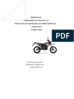 Proposal Permohonan Bantuan Pengadaan Kendaraan Operasional Dakwah TAHUN 2021