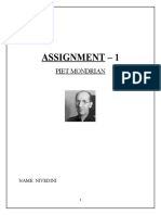 Assignment - 1: Piet Mondrian