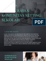 Konsep Keperawatan Komunitas Setting Sekolah