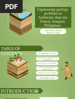 Engineering Geology Problems at Ambuclao Dam Site Bokod, Benguet, Philippines