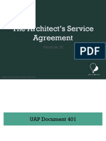 Module 3C The Architect's Service Agreement