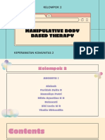 MANIPULATIVE BODY BASED THERAPY