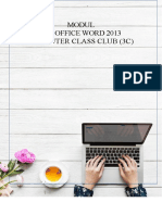 Modul Ms. Office Word 2013 Computer Class Club (3C)