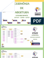 Infantil Campeonato Esportivo Programação