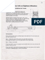 Turning Radius Info: On Eighteen Wheelers